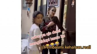 Ayu Ting Ting Tampil Menor saat Pulang Kerja, Reaksi Bilqis Sang Putri Jadi Perbincangan