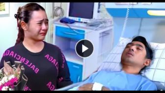 CEK FAKTA: Amanda Manopo Bercucuran Air Mata Bawa Bingkisan Untuk Arya Saloka yang Sakit