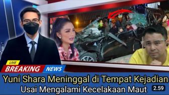 CEK FAKTA: Alami Kecelakaan Maut, Yuni Shara Tewas di Tempat Kejadian?