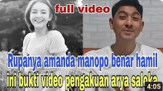 Cek Fakta: Full Video, Arya Saloka Akui Kehamilan Amanda Manopo Adalah Anaknya, Benarkah?