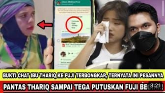 Cek Fakta : Terungkap! Bukti Chat Geni Faruk ke Fuji: Paksa Dan Ancam Putus Dengan Thariq Halilintar, Benarkah?