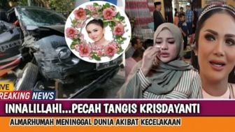 CEK FAKTA: Yuni Shara Meninggal Dunia Akibat Kecelakaan Lalu Lintas, Aurel Hermansyah Menangis