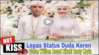 CEK FAKTA: Live Hari Ini, Stefan William Resmi Menikahi Ranty Maria, Lepas Status Duda?
