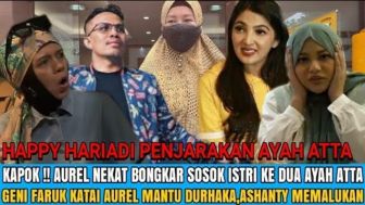 CEK FAKTA: Kapo! Geni Faruk Panik Saat Aurel Hermansyah Ungkap Istri Kedua Ayah Atta Halilintar