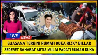 CEK FAKTA: Innalillahi! Suasana Terkini Rumah Duka Rizky Billar, Sahabat Artis Mulai Berdatangan Melayat?