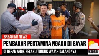 CEK FAKTA: Pembakar Depo Pertamina Ngaku Dibayar, di Depan Ahok Pelaku Tunjuk Dalangnya, Benarkah?