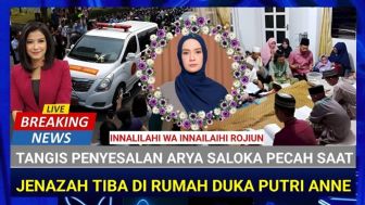 CEK FAKTA: Innalillahi, Tangis Penyesalan Arya Saloka Pecah, Saat Jenazah Tiba di Rumah Duka Putri Anne