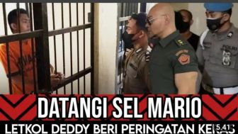 CEK FAKTA: Mario Dandy Ketar Ketir, Deddy Corbuzier Turun Tangan, Langsung Datangi Sel?