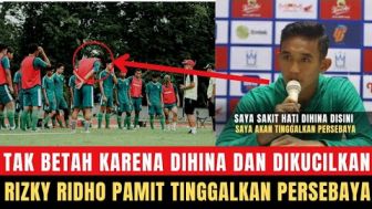 Cek Fakta: Dicoret! Rizky Ridho Tinggalkan Persebaya jelang Kontra Persib, Luis Milla Sumringah, Begini Kronologinya