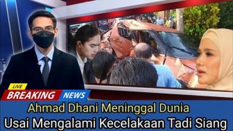 CEK FAKTA: Innalillahi, Pentolan Dewa 19 Ahmad Dhani Meninggal Dunia Usai Kecelakaan Tadi Siang