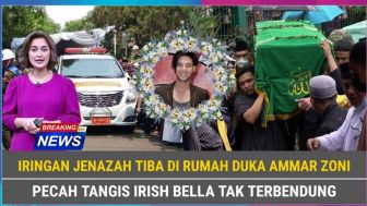 CEK FAKTA: Innalillahi Iringan Jenazah Tiba di Rumah Ammar Zoni, Tangis Irish Bella Pecah