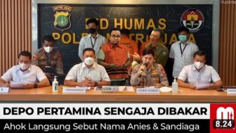 CEK FAKTA: Depo Pertamina Sengaja Dibakar, Ahok Langsung Sebut Nama Anies Baswedan dan Sandiaga Uno?