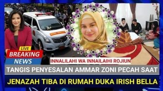 CEK FAKTA: Innalillahi, Tangis Penyesalan Ammar Zoni Pecah, Saat Jenazah Tiba di Rumah Duka Irish Bella