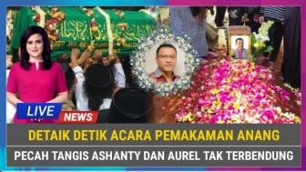 CEK FAKTA: Innalillahi, Detik-Detik Pemakaman Anang Hermansyah, Pecah Tangis Ashanty dan Aurel Tak Terbendung