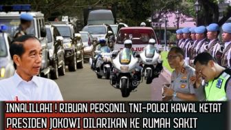 CEK FAKTA: Presiden Jokowi Dilarikan ke Rumah Sakit, Isak Tangis Sahabat Makin Histeris