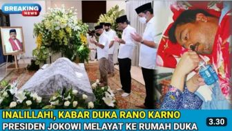 Cek Fakta: Innalillahi! Kabar Duka Rano Karno, Presiden Jokowi Datang Melayat?