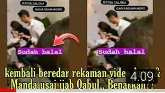 CEK FAKTA: Beredar Rekaman Video Arya Saloka dan Amanda Manopo Usai Ijab Kabul?