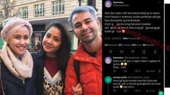 Viral! Raffi Ahmad Terciduk Usai Melakukan Video Call Dengan Perempuan yang Diduga Mimi Bayuh, Warganet: Apa Gak Kasihan Sama...