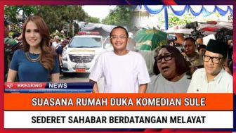 CEK FAKTA: Innalillahi! Suasana Rumah Duka Komedian Sule, Sederet Sahabat Berdatangan Melayat