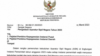 CPNS 2023 Hanya untuk Instansi Pusat? Simak Dulu Isi Surat Edaran Menpan-RB Terbaru