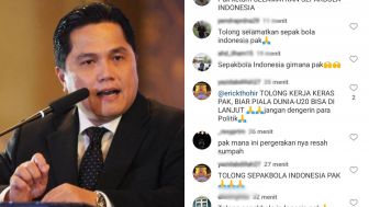Warganet Minta Erick Thohir Selamatkan Sepakbola Indonesia dari Sanksi FIFA, Buntut Penolakan Terhadap Timnas Israel?