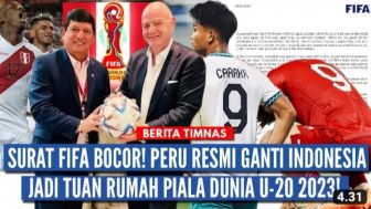 CEK FAKTA: Surat FIFA Bocor! Peru Resmi Gantikan Indonesia Jadi Tuan Rumah Piala Dunia U-20 2023?