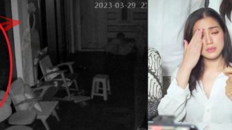 Ngeri!! Jessica Iskandar Bagikan Rekaman CCTV Rumahnya, Muncul Sosok Pocong