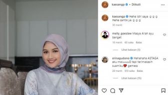 Kaesang Mendadak Pamer Foto Erina Gudono Berhijab, Melly Goeslaw Ikut Beri Komentar