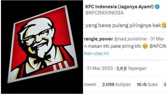 KFC Respons Curhatan Pelanggan yang Kangen Makan Pakai Piring: Banyak yang Bawa Pulang Piringnya Kak