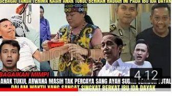 CEK FAKTA: Presiden Jokowi dan Rekan Artis Terharu Melihat Kondisi Tukul Arwana Usai Diobati Ibu Ida Dayak