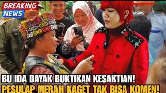 CEK FAKTA: Ibu Ida Dayak Buktikan Kesaktian! Pesulap Merah Kaget Tak Percaya