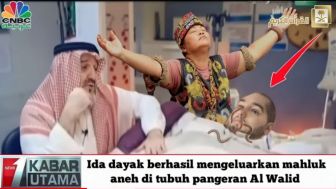 CEK FAKTA: Ibu Ida Dayak Keluarkan Mahluk Gaib Yang Bersarang di Dalam Tubuh Pangeran Arab, Benarkah?