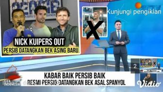 Cek Fakta: Alhamdullih Deal Pemain Spanyol, Nick Kuipers Out, Luis Milla Rombak Bek Persib