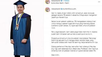 Ridwan Kamil Gantikan Eril Wisuda di ITB, Cerita soal Ujian Skripsi Bikin Haru