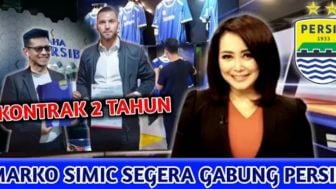 CEK FAKTA: Kontrak 2 Tahun, Marko Simic Sepakat Berseragam Persib Bandung?