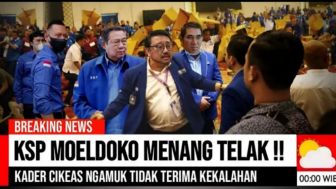 CEK FAKTA: Ricuh! Moeldoko Menang Telak, SBY dan AHY Kalang Kabut Tak Terima Kekalahan