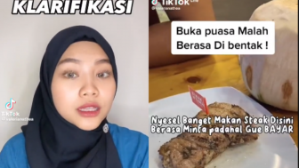 Klarifikasi Permintaan Maaf Influencer Minta Steak Tumpuk Ditolak Bikin Koki Kena SP