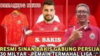 CEK FAKTA: Rp30 Milliar, Sinan Bakis Resmi Gabung Persija Jakarta, Pemain Termahal Liga 1