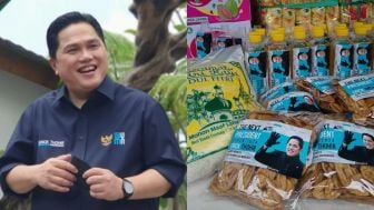 Viral, Sembako Bergambar Erick Thohir Dituduh Buat Pencitraan, Singgung Uang Vendor yang Ditunggak BUMN