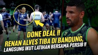 CEK FAKTA: Renan Alves Tiba di Bandung, Langsung Ikut Latihan Bersama Persib?