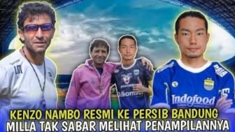 Cek Fakta: Kenzo Nambu Resmi Gabung Persib Bandung, Luis Milla Tak Sabar Lihat Penampilanya?