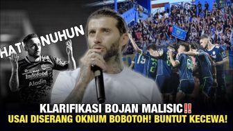 Cek Fakta: Bobotoh Serang Bojan Malisic Usai Persib Kalah, Benarkah?