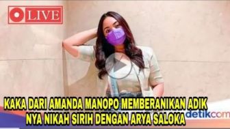 CEK FAKTA: Pernikahan Siri Amanda Manopo dan Arya Saloka Dibenarkan Sang Kakak, Benarkah?