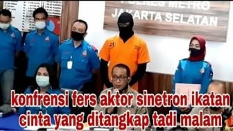 CEK FAKTA: Konferensi Pers Aktor Utama Sinetron Ikatan Cinta yang Ditangkap Polisi, Benarkah?