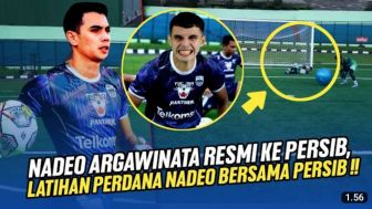 CEK FAKTA: Latihan Perdana, Nadeo Argawinata Resmi Bergabung ke Persib Bandung