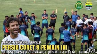 CEK FAKTA: Jelang Lawan Persikabo, Persib Bandung Malah Coret 9 Pemain Ini di Liga, Luis Milla Bahagia?