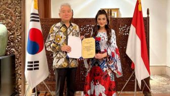 Keren! Ashanty Dinobatkan Sebagai Duta Kehormatan Persahabatan Indonesia-Korea Selatan