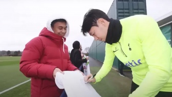 Ketemu Langsung Pemain Tottenham Hotspur Son Heung Min, Ini yang Dilakukan Raditya Dika