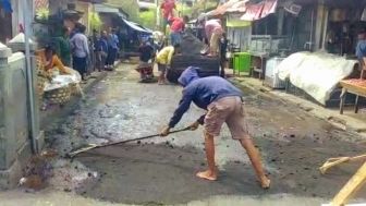 Pemkot Denpasar Gercep, Jalan Rusak di Pasar Kumbasari Langsung DiperbaikiKurang dari 48 Jam