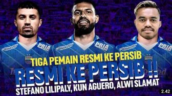 CEK FAKTA: Sergio Kun Aguero, Stefano Lilipaly, dan Alwi Slamat Resmi Gabung Persib Bandung